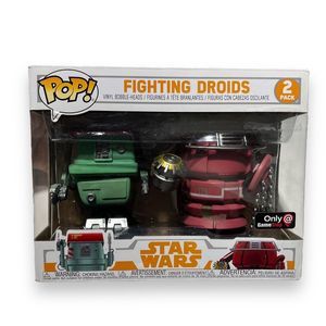 Funko POP! Star Wars Solo Fighting Droids 2-Pack Vinyl Figure GameStop Exclusive